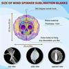 Purple Psychedelic Skull Metal Wind Chime Rotating Hook Colorful Striped Design for Indoor Outdoor Garden Halloween Party Decor Unique Gift Idea
