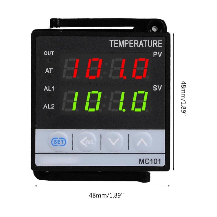 Controller di Temperatura Digitale con Uscita SSR Termostato PID ℃/℉ 85~265VAC