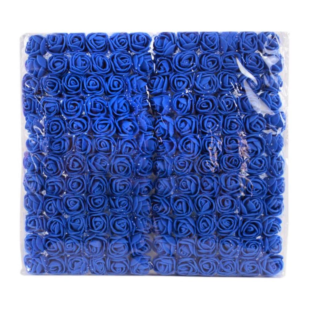 144/288 Stück Mini Spitze Rosenblume Kunstblume Kleine Schaumrosenblütenköpfe Hochzeitsdekoration DIY Bastelstraußzubehör