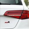Car Emblem Metal MINI ALL 4 Badge Logo Body Decals Sticker For MINI Cooper S JCW Countryman R60 R61 F60 Clubman Auto Accessories