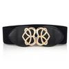 Unique Black Wide Waist Cincher For Women With Trendy Styles And Elegant Rhinestone Embellishments