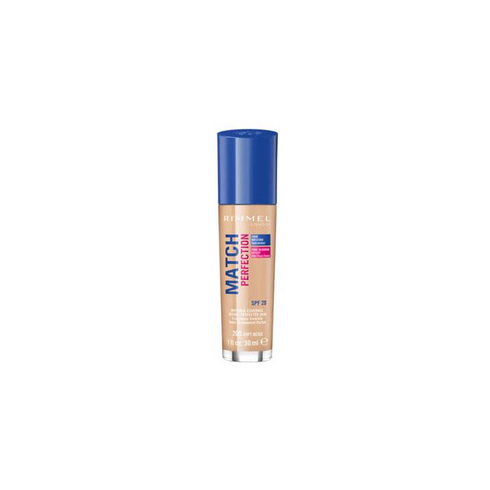 

Тональный крем Rimmel Match Perfection Spf20 200 Мягкий бежевый