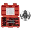 Jeu de 10 extracteurs de roulements avec mandrins de 8-25 mm pour moto, voiture, roulements aveugles industriels, outils revêtus antirouille