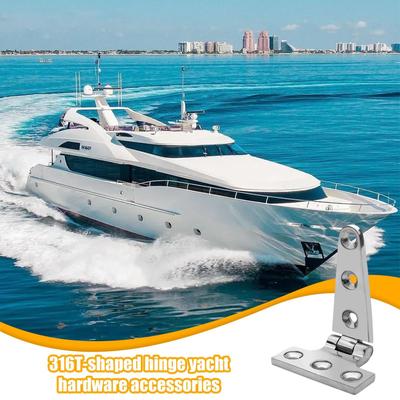Stainless Steel Hinges 316 Stainless Steel Heavy Duty Boat Accessories Rust Proof Deck Shed Door Hinges For Cabinet Yacht