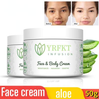Extract Natuurlijke Aloë Vera Crème Dagcrème Gezichtscrème Hydraterend Anti-aging Anti-rimpel Blekende Verhelderende Crème