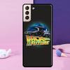 Back To The Future Time Machine Phone Case For Samsung Galaxy S24 Ultra S25 Ultra S9 S10 S20 S21 S22 Plus S23 S24 FE Cover