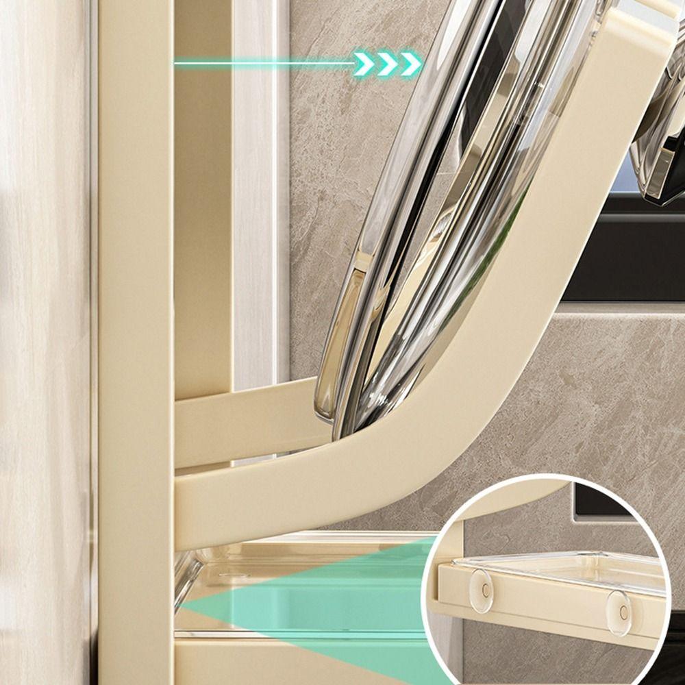 Punch-free Pot Lids Holder Wall Mounted Cutting Board Storage Rack  Kitchen