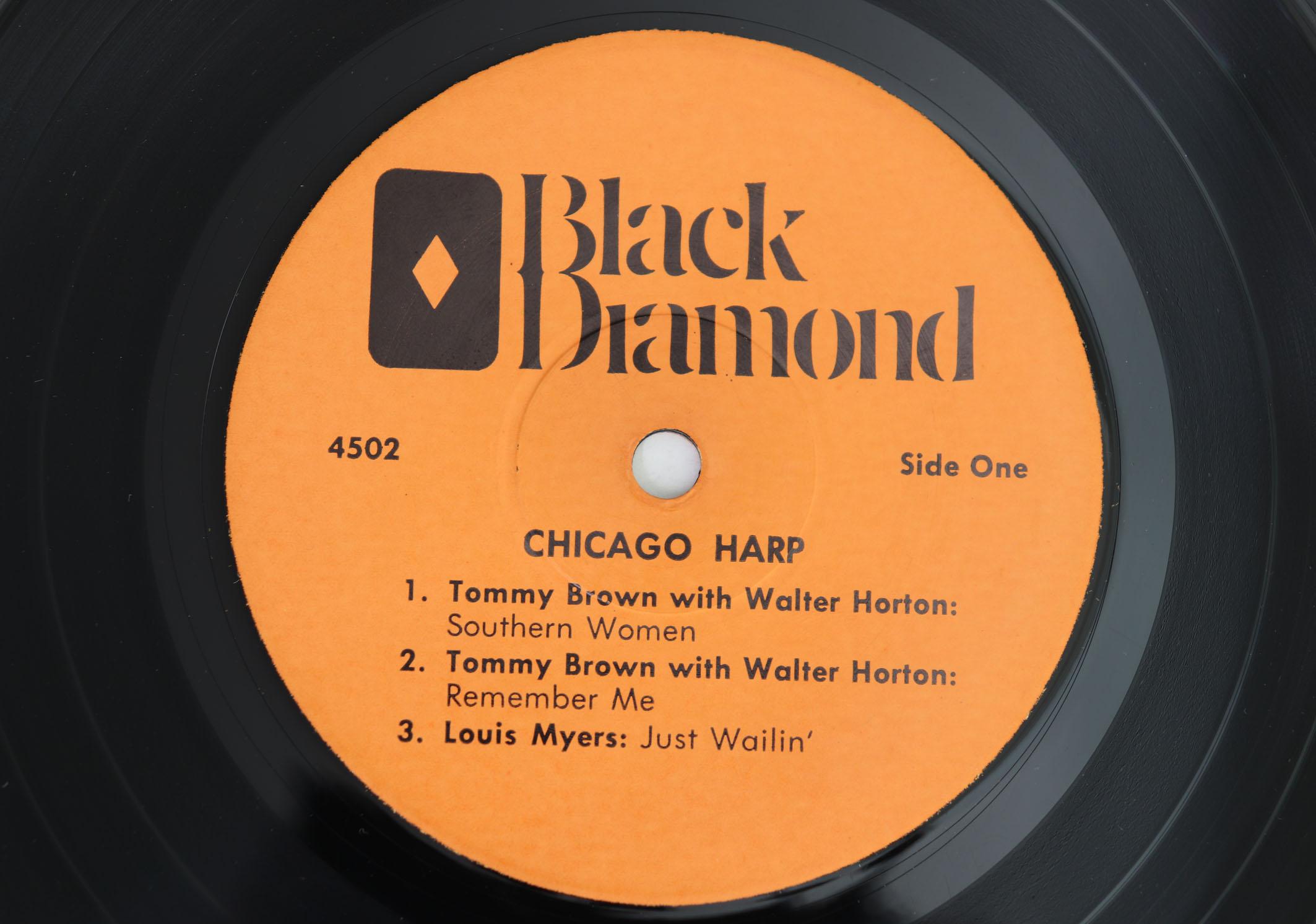 

7inch Record VARIOUS Chicago Harp 4502 BLACK DIAMOND 1974 US Blues Used