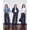 Chuyu 2025 Summer Acetate Lyocell Wide-Leg Jeans