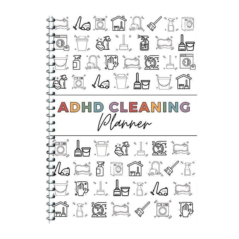 ADHD HOME CLEANING Schedule Planner: Annual Cleaning List Available Now
