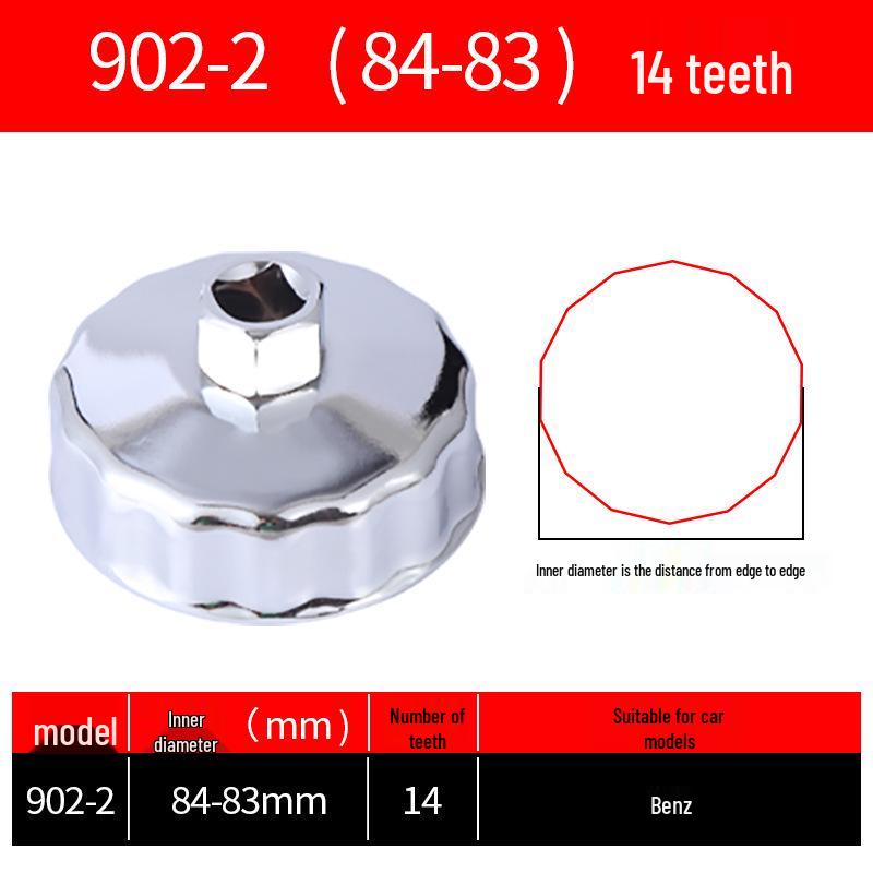 Cap-Style Oil Filter Wrench Tool for Easy Installation and Removal