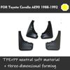 FOR Toyota Carola AE90 1987-1992 Mudguards Fender Mud Flap Guard Splash Mudgflaps Car Accessories Auto Styline Front Rear 4pcs