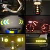 High Reflective Car Safety Reflective Arrow Stickers Car Motorcycle Truck Helmet Safe Warning Markers Decals Auto Exterior Decor