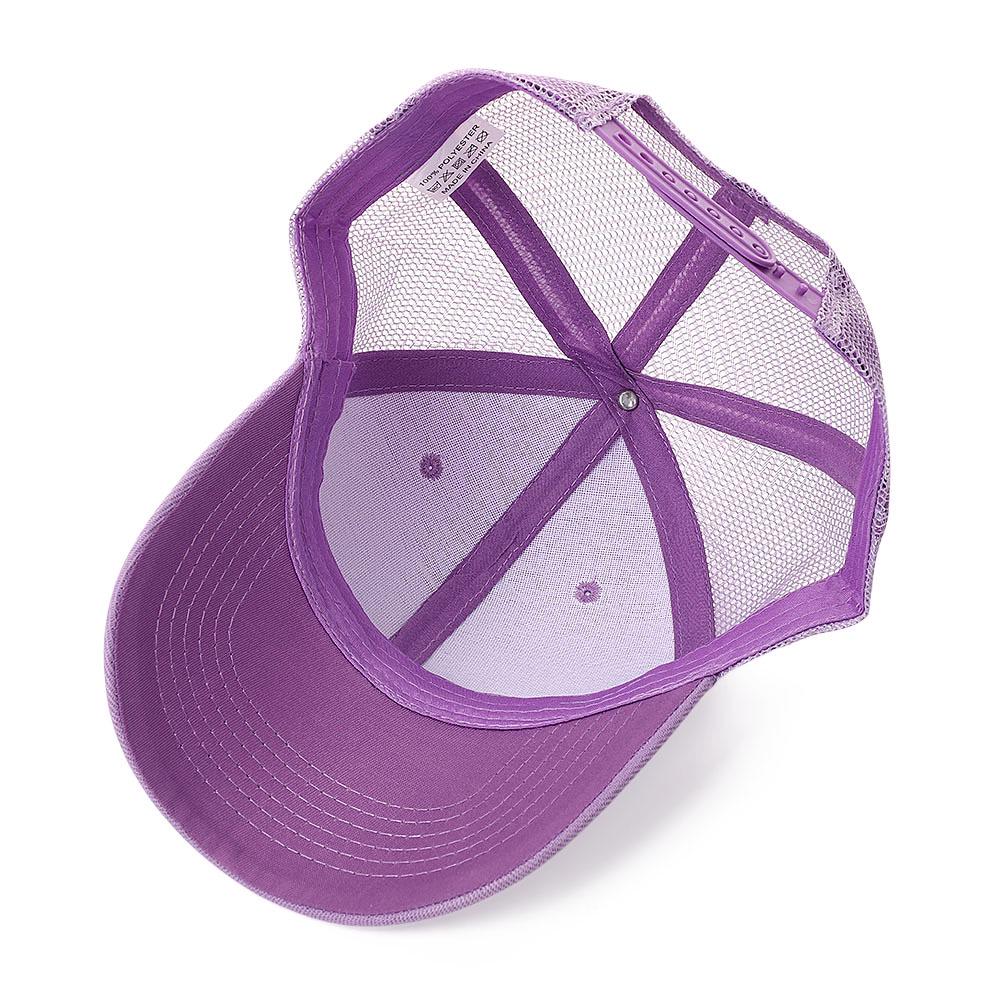 Unisex Summer Breathable Six-Panel Mesh Baseball Cap with Custom Logo for Outdoor Sports