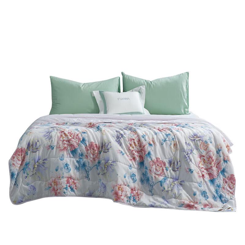 

FUANNA Seven-Hole Printed Summer Quilt