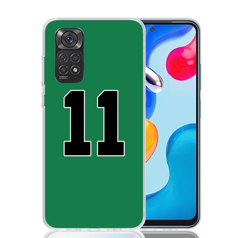 

Basketball 23 24 Number Phone Case For Xiaomi Redmi Note 15 14 13 12S 12 Pro Plus 11S 11E 11 11T 10S 10 Art Soft Pattern Cover R Redmi Note 14 4G