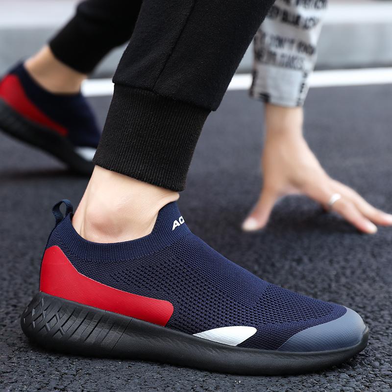 Fashion New  Men Shoes Slip On Casual Shoes Lightweight Comfortable Breathable Couple Walking Sneakers Feminino Zapatos Hombre
