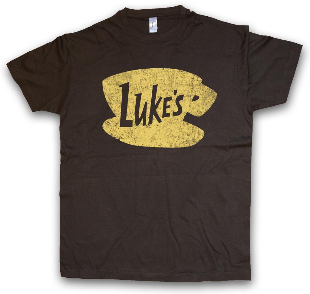 LUKE'S T-Shirt Mens Womens Tees Top Gilmore Luke Danes Girls Diner Restaurant Cafe Symbol Sign Logo