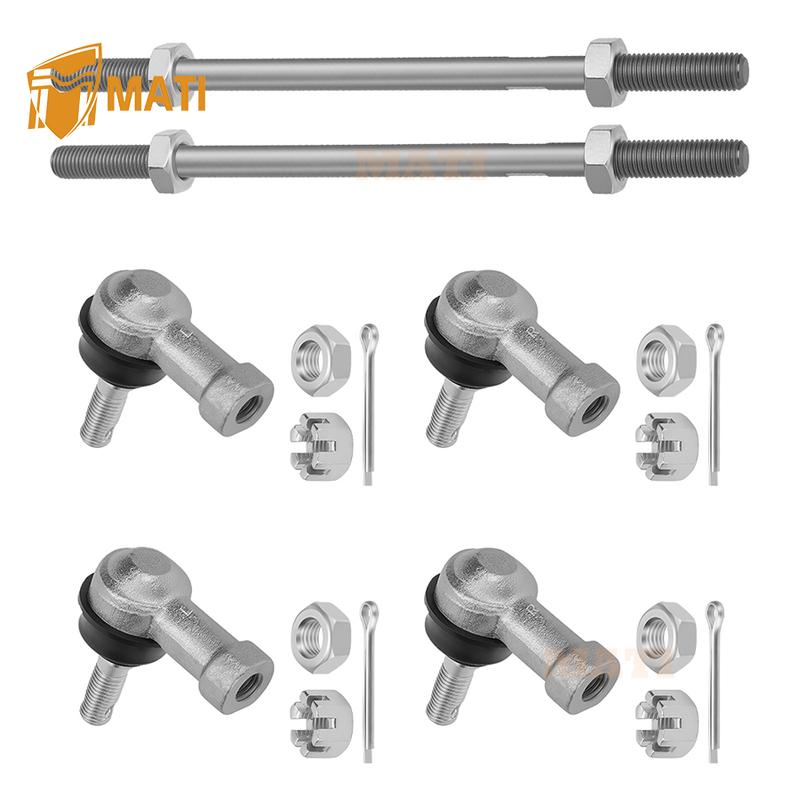 M MATI 2Pcs Tie Rod Set for Polaris Scrambler 50 90 Sportsman 90 2001-2003 0450503 0450504 0450919 0450918