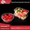 Disposable Round Transparent Food Containers