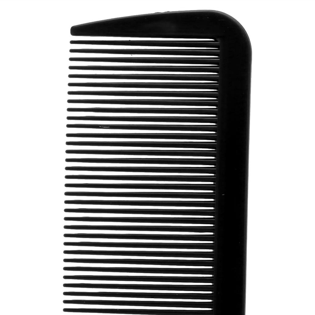 Comb Hair Plastic Curved Detangling Haircutting Combs Fine Teeth for Salon Household Barber