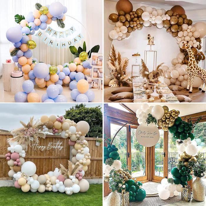 Arche décorative - Non spécifié - 2m - Blanc - Soie artificielle - Support guirlande de ballons