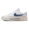 Nike Court Legacy Lift White Diffused Blue Women Sneakers Light-Orewood-Brown Sail DM7590-104