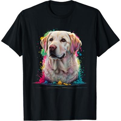 Men Woman Colorful Watercolor Labrador Retriever T-Shirt