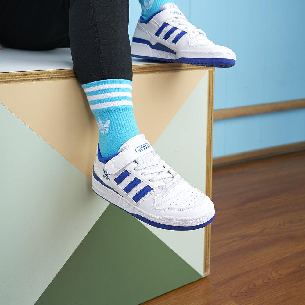 adidas Forum Low Cloud White Royal Blue (PS) 30.5