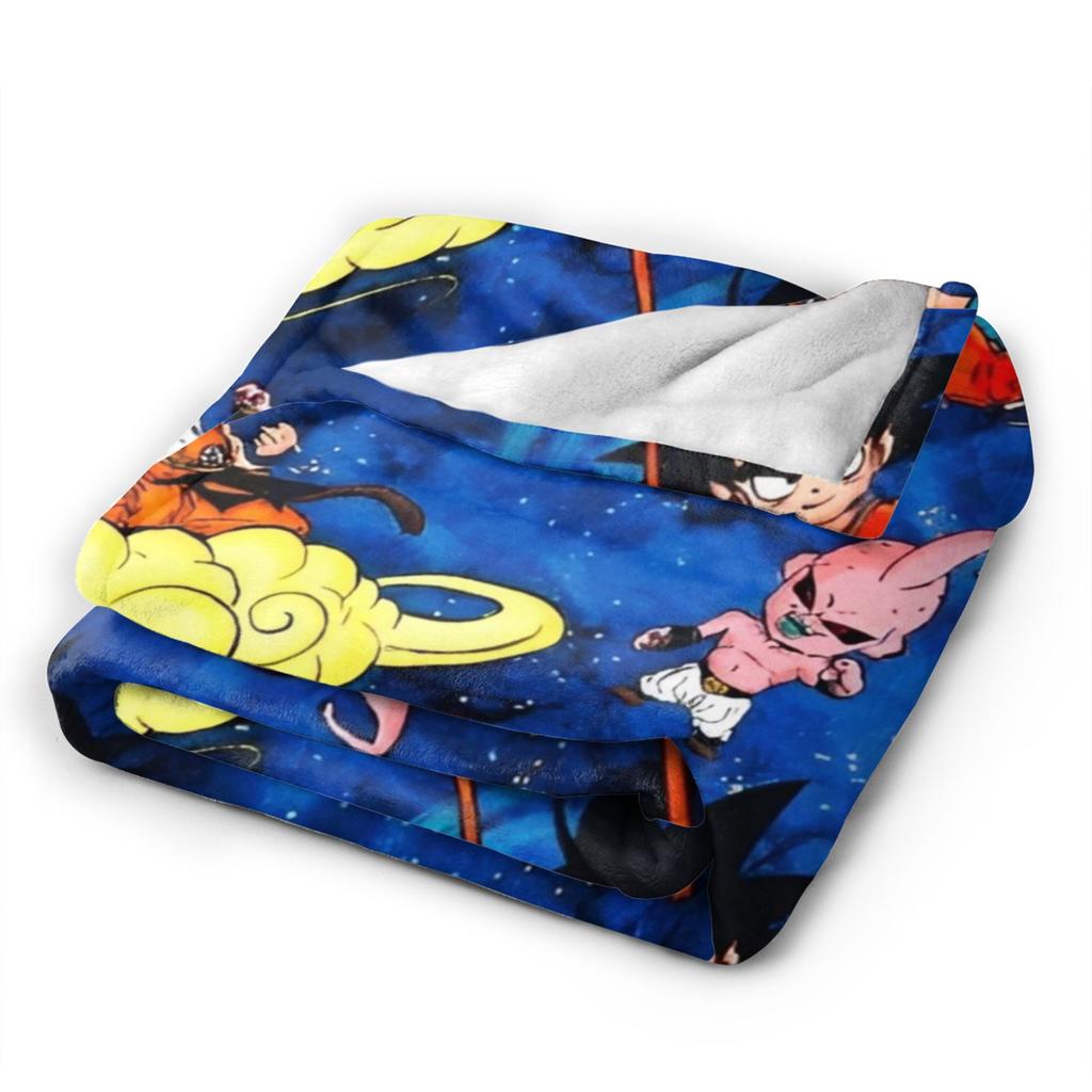 DBZ Flannel Blanket Throw Blanket for Home 125*100cm Quilt,