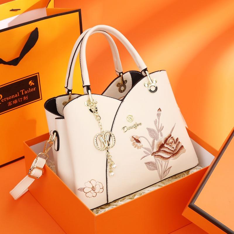 Bag Handbag Women's New Four Seasons Commuter Women's Fashion Middle-aged Large Capacity Mom Bag Women's Bag