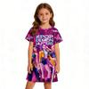 Kpop Demon Hunters Summer Girls Nightgowns 2-12 Years Teen Girl Dress Kids Pajamas Sleepwear=