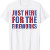 Just Here For The  Sarcastic Couple T Shirt