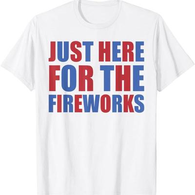 Just Here For The  Sarcastic Couple T Shirt