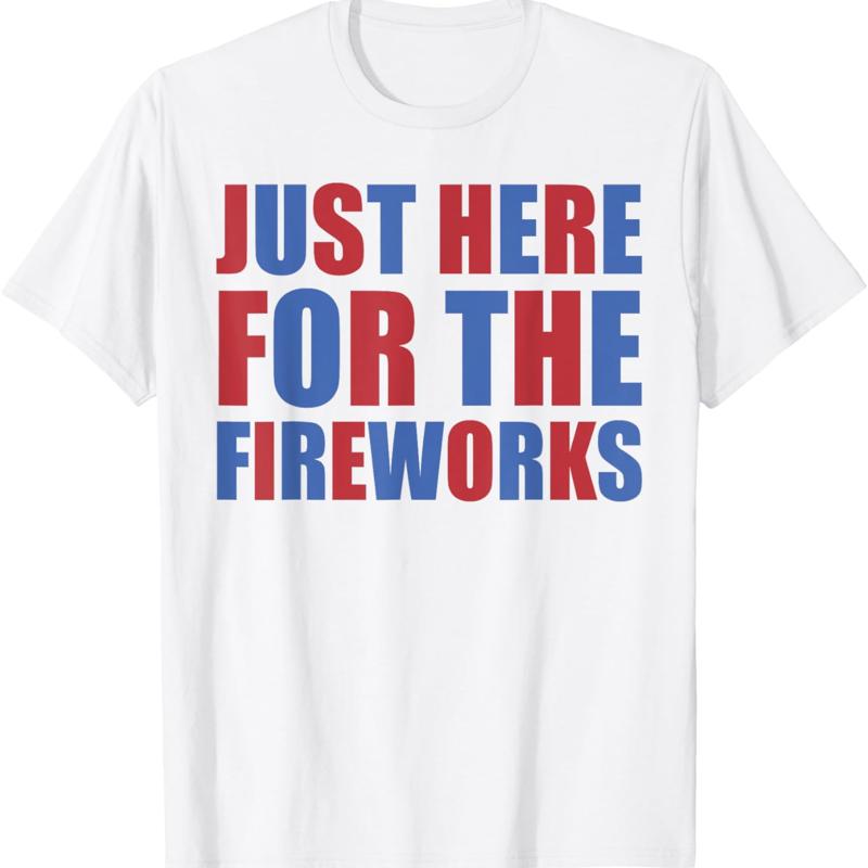 Just Here For The  Sarcastic Couple T Shirt S разноцветный
