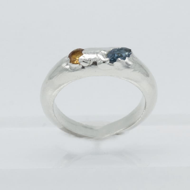 studio curve Volume stone ring