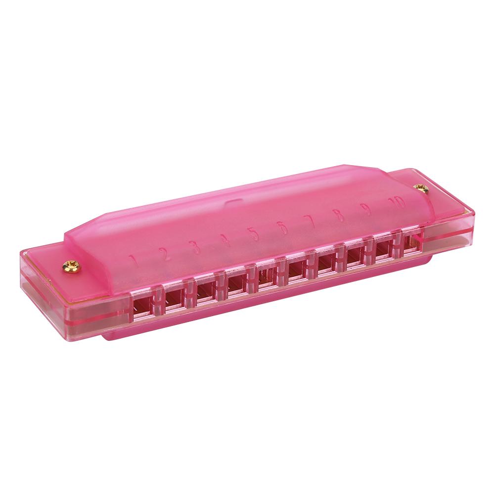 Plastic Harmonica Kids Music Instrument Educational Musical Toy for Children (Red)