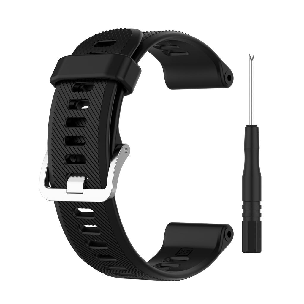 Replacement Silicone Watch Band for Garmin Forerunner 745 745XT 22mm Waterproof Sports Rubber Strap With Install Screwdriver