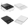 LED Screen Digital Coffee Scale USB Charging Non-slip Electronic Scale with Timer Portable Kitchen Food Scale Household