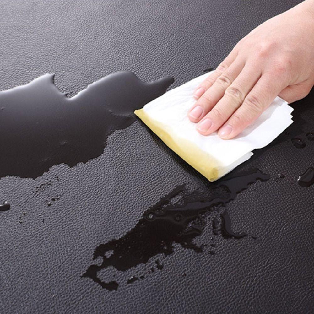 Waterproof PVC Anti-fouling Leather Butcher Chef Apron Cooking Kitchen Work Clothes Apron
