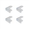 BHBL 4 Pieces Clear Safety Soft Plastic Table Desk Corner Guard Protector