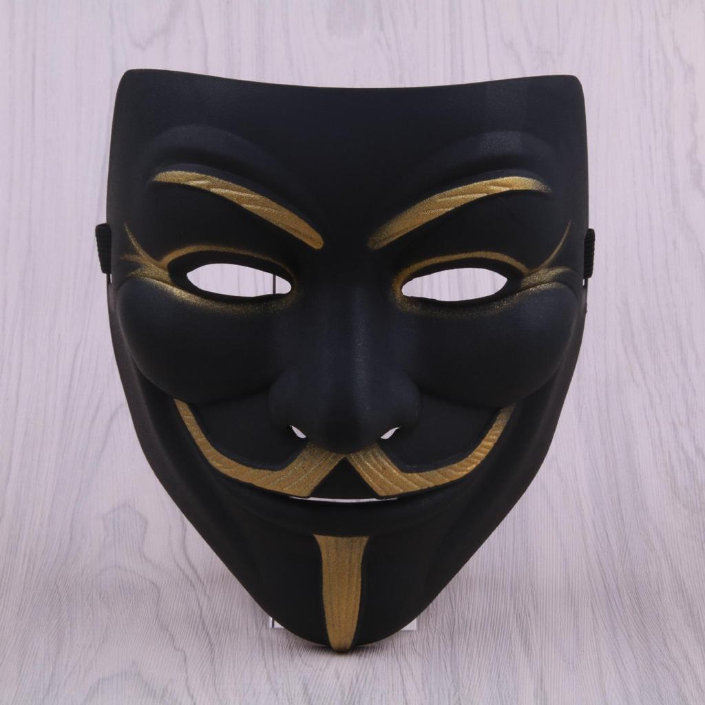 Halloween V Mask Masquerade Full Face Hacker Street Dance Mask for Men