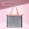 Dry Wet Separation Swimming Shoulder Bag with Handle Lightweight Beach Bag Large Capacity Drawstring Design Wash Bag Travel