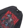American Men'S Long Sleeve T-Shirt Vintage Vintage Digital Direct Print Stir-Fry Color Distressed Base Shirt Top