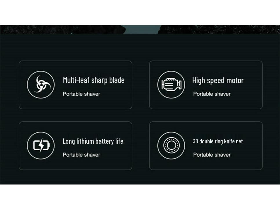 2023 Rechargeable Electric Mini Shaver for Men - Silent, Full Body, and Car Compatible