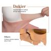 Dokier H R S Cup Oversize Plus Realistic Silicone Breast Forms Fake Boobs Breast Plates[Round Neck Silicone Filled Boobs