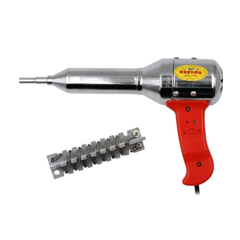 700W 220V-240V Plastic Hot Air Welding Guns Torch Tool Plastic Welding Torch Machine Adjustable Heat Air Guns Kit Welder