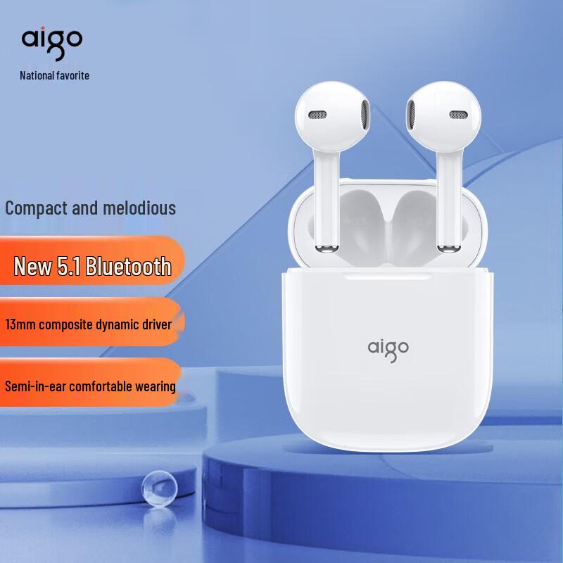 Aigo T18 True Wireless Semi-in-ear Bluetooth Earbuds