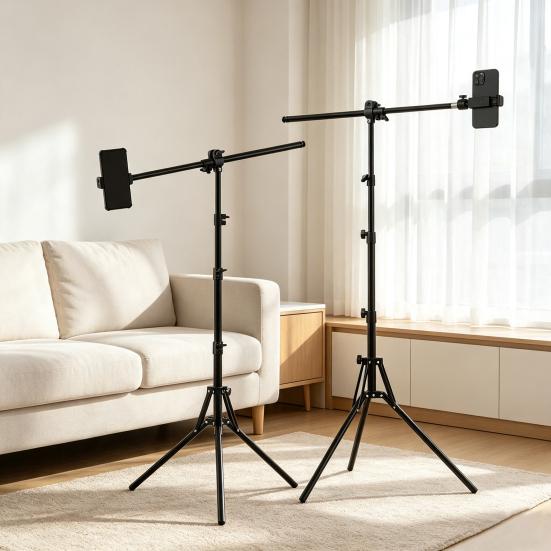 Wig Head Display Stand 0.5/1.6M Mannequin Stand, Height Adjustable Hair Perming Training Tripod for Cosmetology, Hairdressing Training, Styling Holder