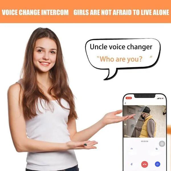 Smart WiFi Video Doorbell Camera Video Intercom With Bells Night Vision IP Doorbell Wireless Home Security Camera